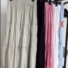 layer long skirts available for different colors ☺️♥️